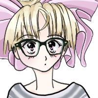 Image: Her face is stuck like that.