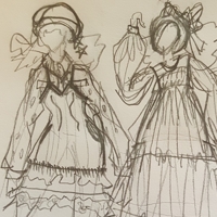 Image: Fashion sketches