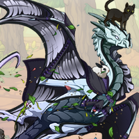 Image: her dragon form in FlightRising